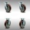 Service Caster 8 Inch SS Polyurethane Caster Set with Roller Bearings 2 Swivel 2 Rigid SCC SCC-SS30S820-PPUR-2-R-2 - alternate 1